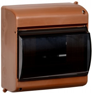 IEK Бокс с прозр.крышкой КМПн 2/6 для 6-х авт.выкл. ДУБ MKP42-N-06-30-09-D