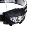 ЕРМАК Фонарь налобный, 2 LED+COB, 3 режима, 3хААА, 6х4,6х3,5см, красный свет