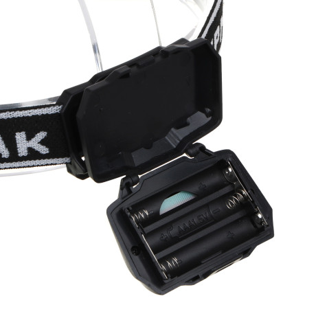 ЕРМАК Фонарь налобный, 2 LED+COB, 3 режима, 3хААА, 6х4,6х3,5см, красный свет