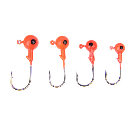 AZOR FISHING Набор силиконовых приманок, с джиг-головками в коробке