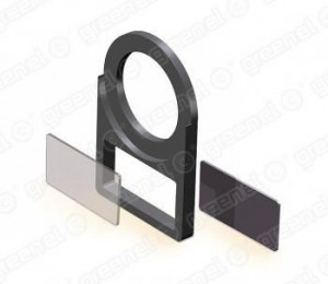 GREENEL Держатель маркировки, отверстие D22мм, маркировка 20х25мм (уп.100шт, цена за шт) GE60041