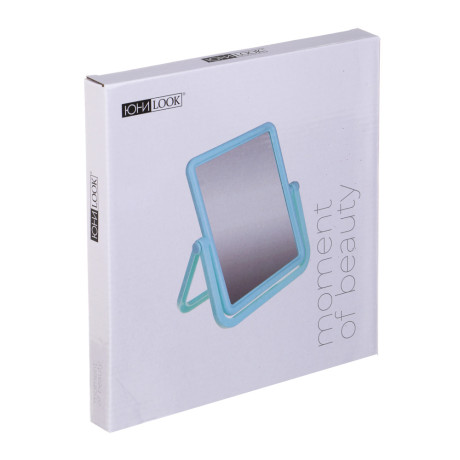 ЮНИLOOK Зеркало настольное, пластик, стекло, 21,2х20,5см, 3 цвета