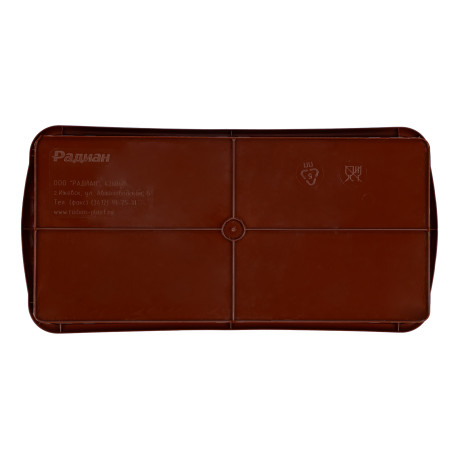 Поддон для рассады 322х166х82 мм, пластиковый, 3 шт, под 8 горшочков 250 мл. Palisad