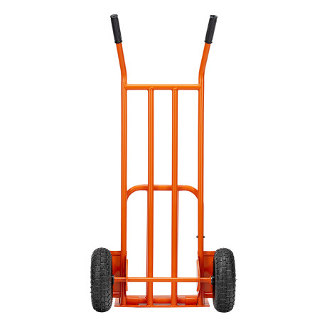 Тележка ручная 2-х колесная, усиленная, г/п 250кг, откидная платформа 530х400мм Сибртех