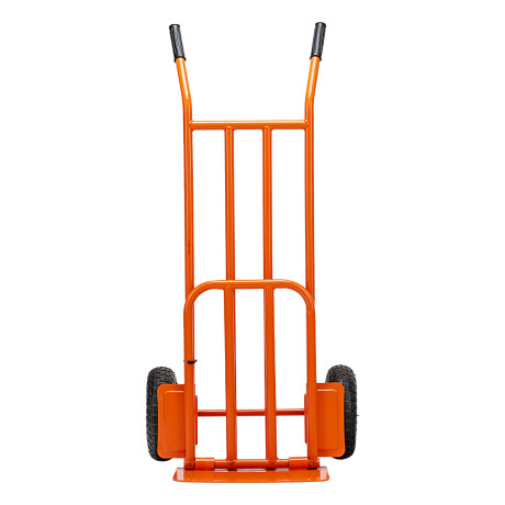 Тележка ручная 2-х колесная, усиленная, г/п 250кг, откидная платформа 530х400мм Сибртех