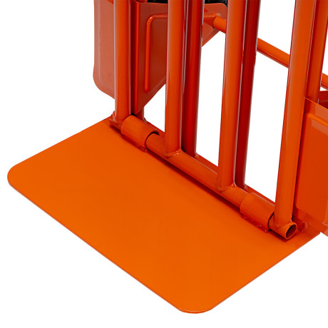 Тележка ручная 2-х колесная, усиленная, г/п 250кг, откидная платформа 530х400мм Сибртех