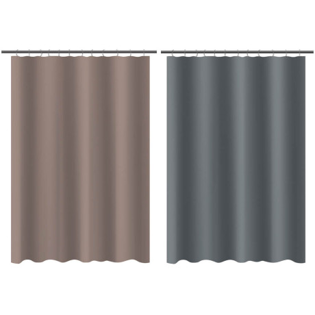 Шторка для ванной тм VETTA Фора, с утяжелителем, полиэстер 80 г/м2, 180x180 см, 2 цвета
