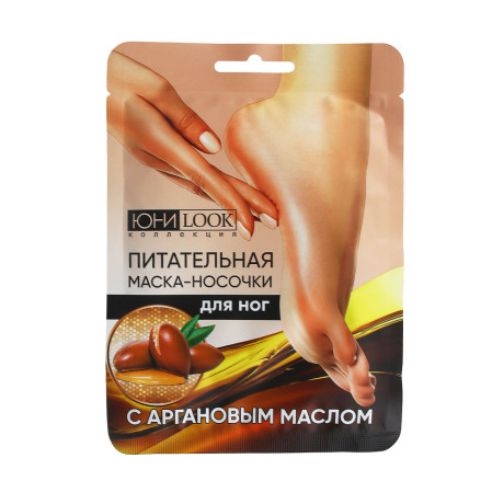 ЮНИLOOK Набор Маска для ног с носочками, 36 мл х 2шт, 2 вида