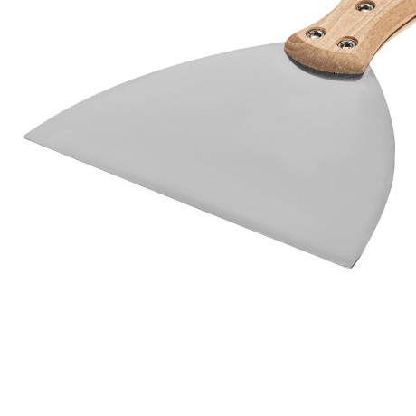 Шпательная лопатка из нержавеющей стали, 150 мм, буковая рукоятка, EFP Matrix