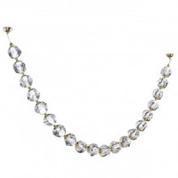 ODEON LIGHT 5085/80L L-VISION ODL25 зол./прозр./мет/акрил подвес св-к LED 80W 4000K 4000lm JEMSTONE