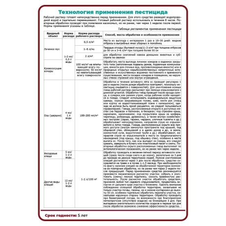 Средство защитное от насекомых Щелково Агрохим Залп 5 мл