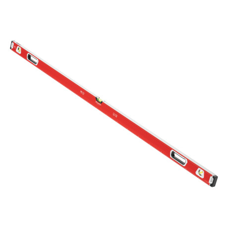 Уровень алюминиевый, магнит, фрезерованный, 3 глазка (1 зеркальный) двухкомпонентные рукоятки, 2000 мм Matrix