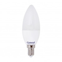 General Свеча E14 20W(1250lm) 4500K 4K 38x106 пластик/алюм GLDEN-CF-20-230-E14-4500 661474