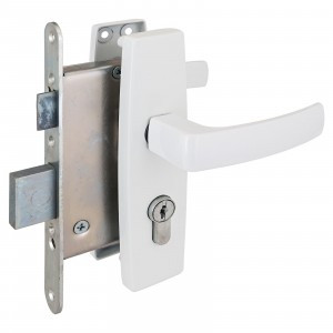 Д-град Зенит ЗВ4-3.04 белый Замок врезной с/руч (15)