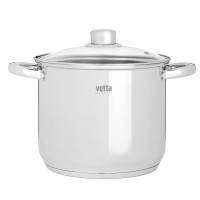 VETTA Орландо Кастрюля 20х17см, 5,0л, со стекл. крышкой, индукция
