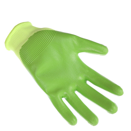 INBLOOM Перчатки нейлон с нитриловым полуобливом, 4р., 17.5см, 20г, 5-7 лет