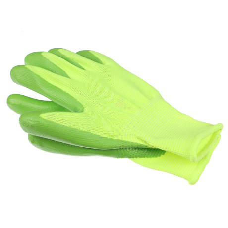 INBLOOM Перчатки нейлон с нитриловым полуобливом, 4р., 17.5см, 20г, 5-7 лет