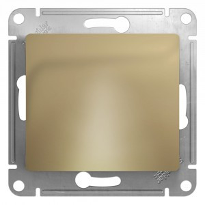 Systeme Electric GLOSSA мех. вывода кабеля СУ 1 мест. титан (пл.осн.) GSL000499 (5!)