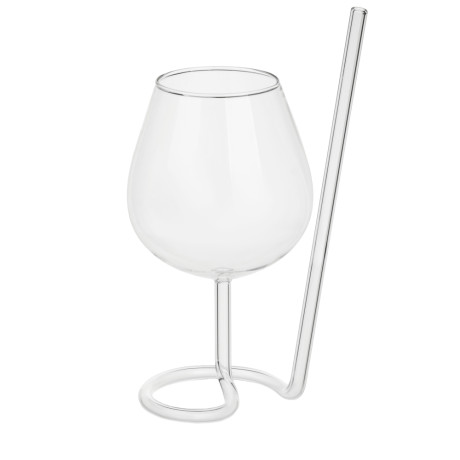 MILLIMI Бокал с ножкой-трубочкой, 400 мл, стекло