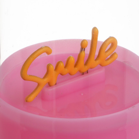 Светильник декоративный, 7х7х10 см, 3хААА, стекло, пластик, 4 дизайна