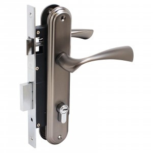 БУЛАТ ЗВ4-1.03.03 НОМОС графит  5 перф.кл. Замок врезной с/руч12)