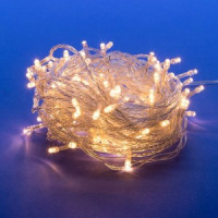 Гирлянда-нить св/д, 9W 25м 225 LED провод прозрач ULD-S2500-225/STK WARM WHITE IP20 Uniel
