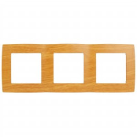 ЭРА 12 рамка СУ 3 мест. ольха, 12-5003-07 2275