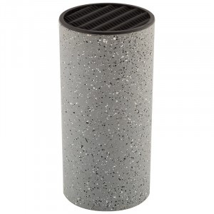 Подставка д/ножей MARMO, пластик, 11*11*22см, окрашивание под мрамор 8672 Mallony