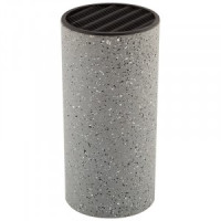 Подставка д/ножей MARMO, пластик, 11*11*22см, окрашивание под мрамор 8672 Mallony