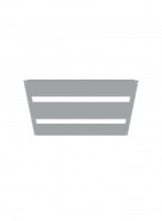 EKF Пластрон FORT H=500мм под 2 уровня мод. авт. выкл. для шкафа Ш=400мм (3шт) PROxima FMP5040