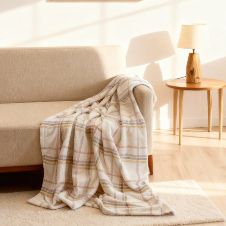 PROVANCE Ботаника Плед клетка 195х150см, 100% полиэстер, 2 дизайна