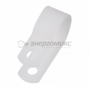 REXANT скоба под винт нейлон 6.6 16 мм (упак. 50шт. цена за упаковку) , (10!) 07-4416