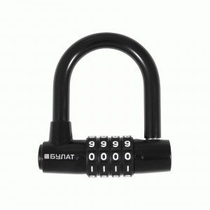 Замок навесной БУЛАТ ВС 944 кодовый черный d=12мм (24,6)