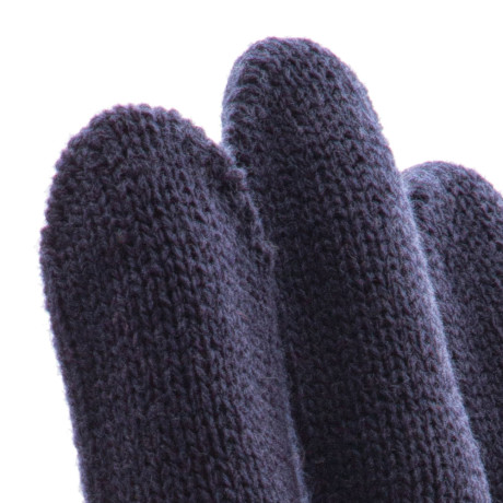 Перчатки трикотажные, акрил, синий, оверлок Сибртех