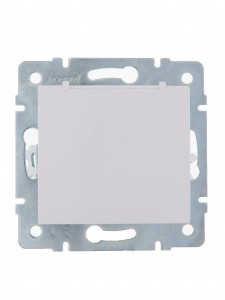 Lezard KARINA мех. роз. СУ 1 мест. 16А земля, крышка, керамика бел. (корп. ABS) 707-0288-123