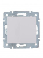 Lezard KARINA мех. роз. СУ 1 мест. 16А земля, крышка, керамика бел. (корп. ABS) 707-0288-123