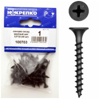 Саморез оксид по дереву крупный шаг 3,5*32 (40 шт BL) (цена за уп) НАКРЕПКО 100703