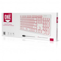 Клавиатура проводная с подсветкой Smartbuy ONE 328 USB белая (SBK-328U-W)/20
