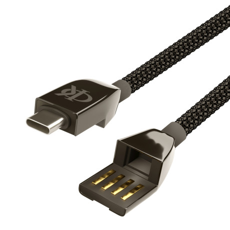 BY Ф.Киркоров Кабель для зарядки КРИСТАЛЛЫ Type-C, 1м, Быстрая зарядка 3А, QC, PD 20W, черный