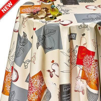 Клеенка 140*20 ДЕКОРАМА 169А (сад, беж.) ТУРЦИЯ