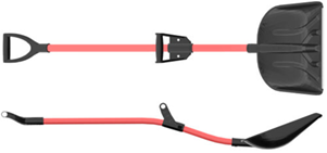 "Рыцарь ЦИКЛ" с алюминиевой планкой  с изогнутым черенком с V-ручкой и ручкой силы 