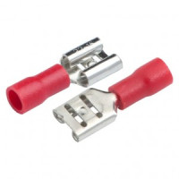 General Разъем плоский РпИм 1,25-5-0,8 Красный &quot;мама&quot; (уп.50шт, цена за уп.) GRIM-1,25-5,6 476226