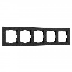 Werkel рамка СУ 5 мест. Hammer (черный) W0052408 a052531