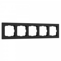 Werkel рамка СУ 5 мест. Hammer (черный) W0052408 a052531