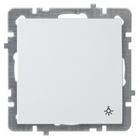 Nilson TOURAN-ALEGRA-THOR мех. выкл. СУ 1 кл. Кнопка  белый 24110405