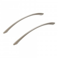 Ручка-скоба мебельная мет 128 A204-128 SN сатин  2шт (цена за пару (40,400) StahlBuro