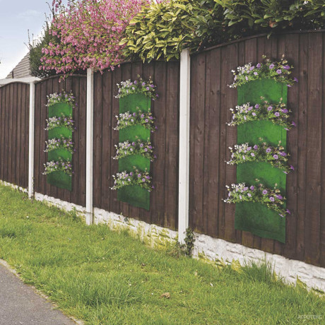 Перекидная вертикальная грядка 30*60см 2 кармана зеленая