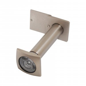 Глазок дверной БУЛАТ ГД 02.16.08 (70/130 мм) матовый никель(10,100)