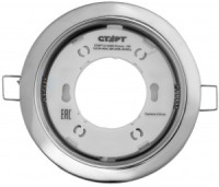 СТАРТ GX53 св-к встр. 15,5W 106x36 хром без лампы монтажное отверстие d85мм 19416