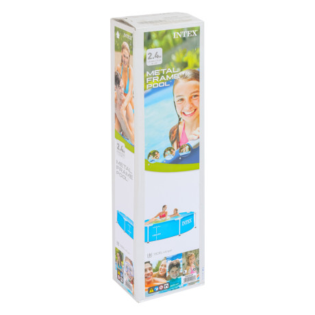 INTEX Бассейн каркасный METAL FRAME POOL, 244х51см,28205NP